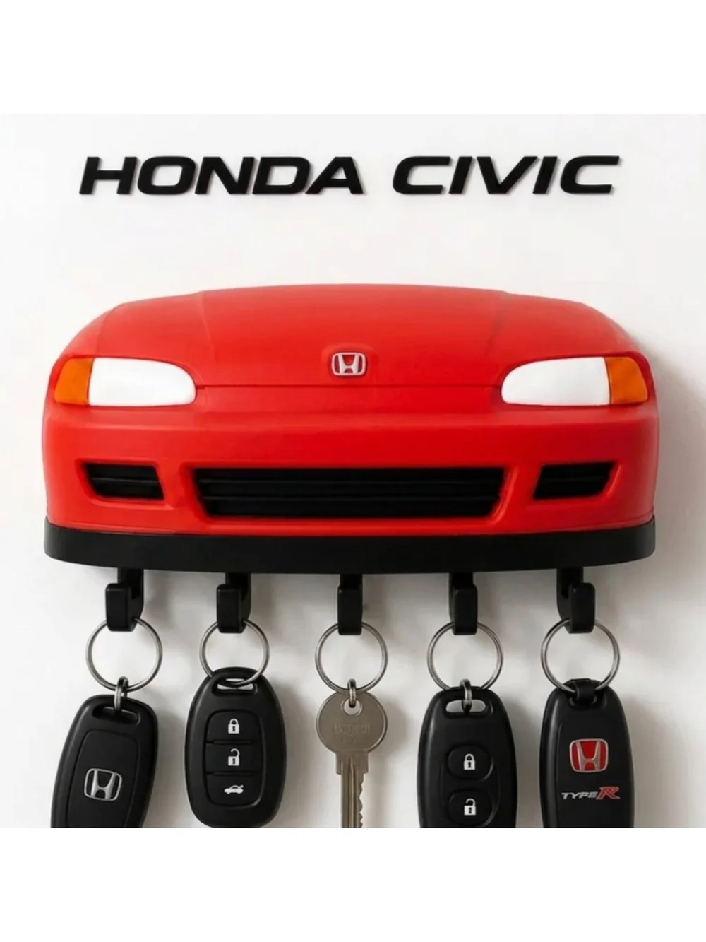 Honda Civic Key Hanger , Key Holder, Wall Decor, Dad Gift, Luxury, Drift, JDM